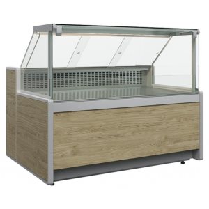 Витрина холодильная Carboma GC111 SM 1,25-1 (1010 Мариель) (газлифт, без боковин)