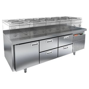 Стол морозильный HiCold GN 122/BT LT SH под тепловое оборудование