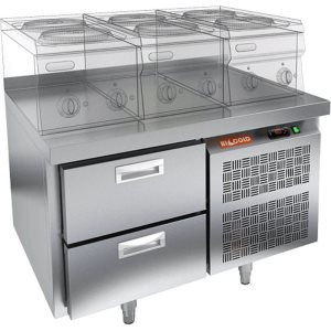 Стол морозильный HiCold GN 2/BT LT SH O под тепловое оборудование