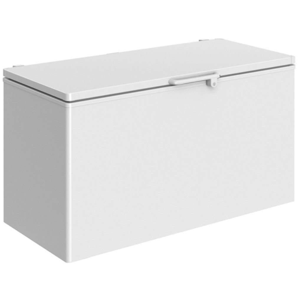 Ларь морозильный с глухой крышкой CRYSPI CF600S нерж. без корзин