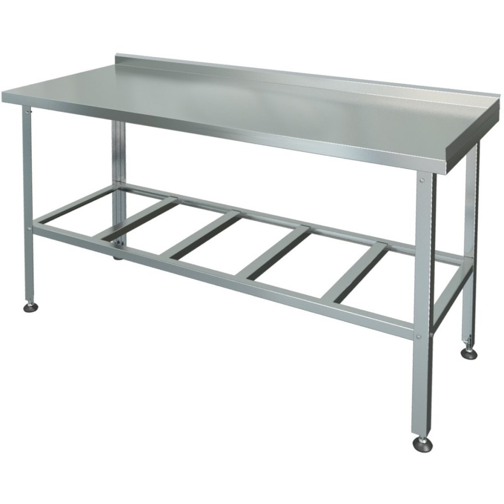 Стол производственный МХМ СРП-2п-0,6/0,6 нерж.