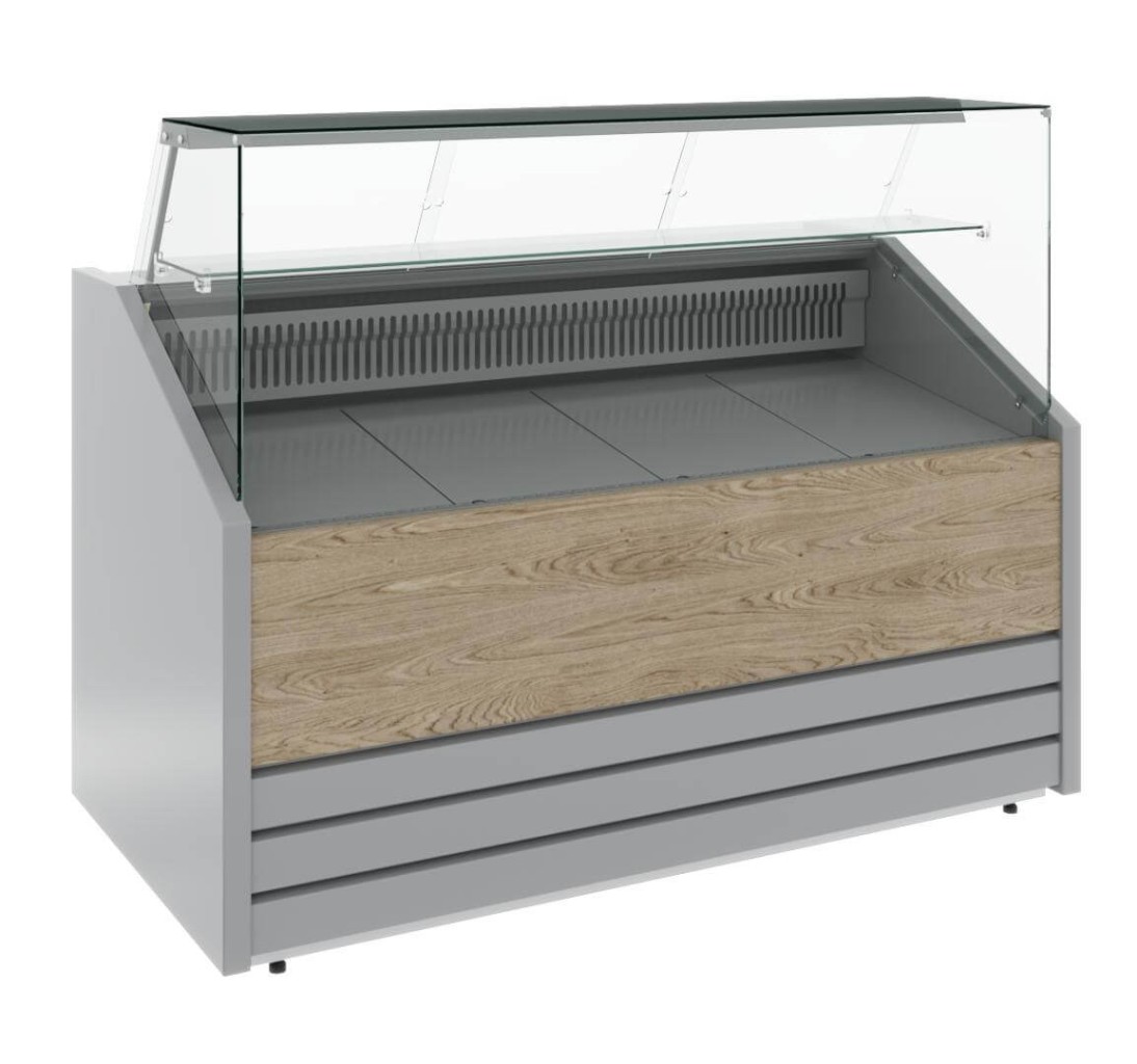 Витрина холодильная Carboma GC75 SM 1,2-1 фронт паттерн