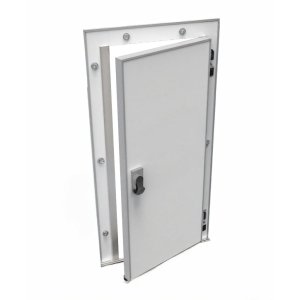 Дверь холодильная распашная одностворчатая НТ-РДО-800*1900/120 (с металлической рамой) - Изображение 2