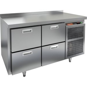 Стол холодильный среднетемпературный HiCold GN 22/TN увеличенная столешница