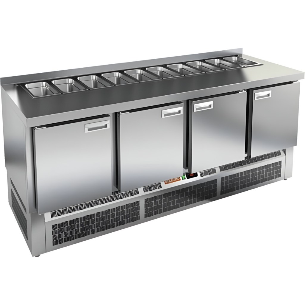 Стол холодильный для салатов HiCold SLE2-1111GN (1/6) без крышки