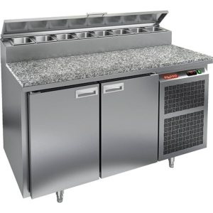 Стол холодильный для пиццы HiCold PZ2-11/GN (1/6H) камень