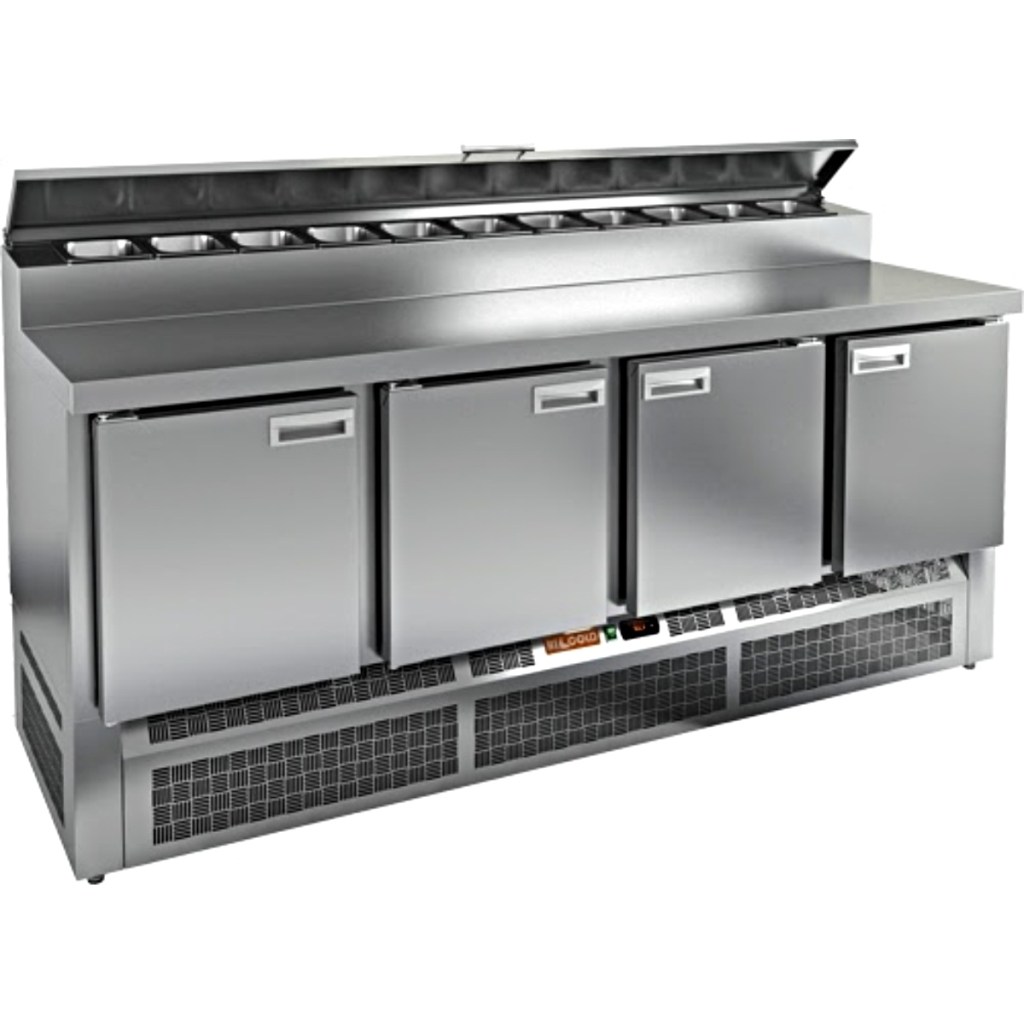Стол холодильный для пиццы HiCold PZE2-1111/GN (1/6H)