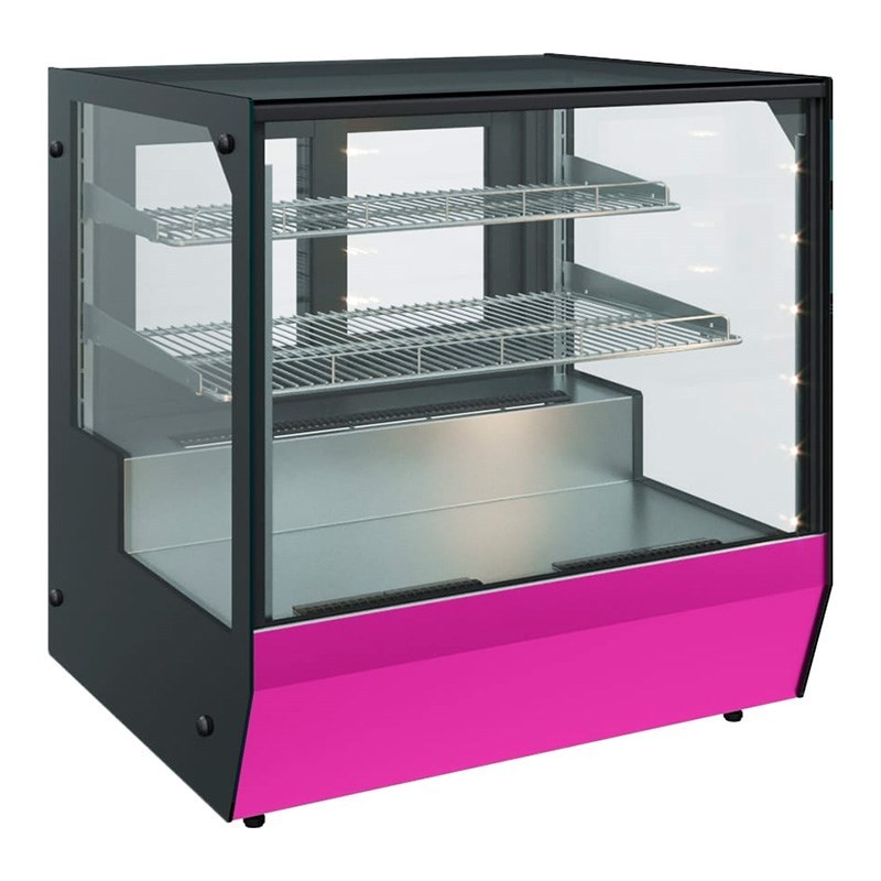 Витрина нейтральная (неохлаждаемая) настольная Carboma AC59 N 0,9-1 (фронт стандартный цвет)