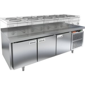 Стол охлаждаемый HiCold GN 111/TN LT SH О под тепловое оборудование