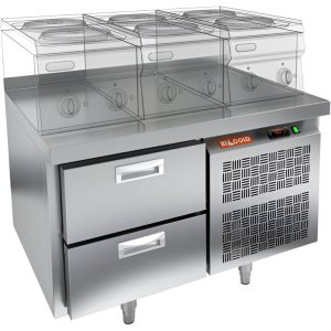 Стол охлаждаемый HiCold GN 2/TN LT SH под тепловое оборудование