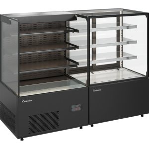 Витрина кондитерская Carboma KC71-130 VV 1,2-2 (9005) открытая - Изображение 2