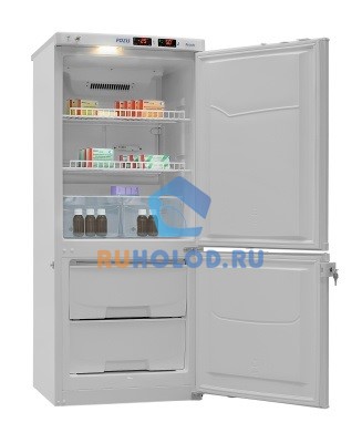 Холодильник комбинированный лабораторный Pozis ХЛ-250 с металл. дверьми