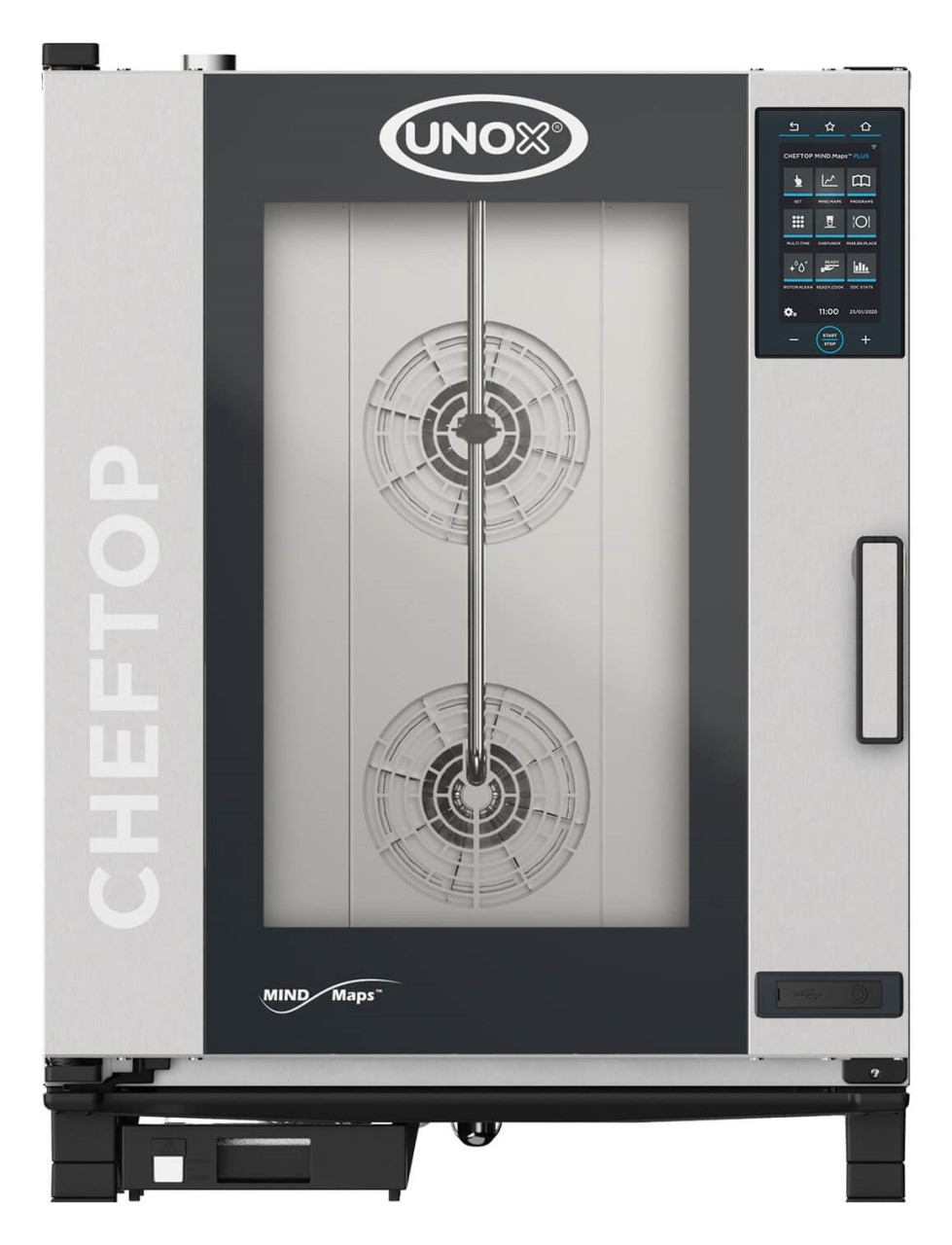 Пароконвектомат UNOX XEVC-1011-GPRM газ 