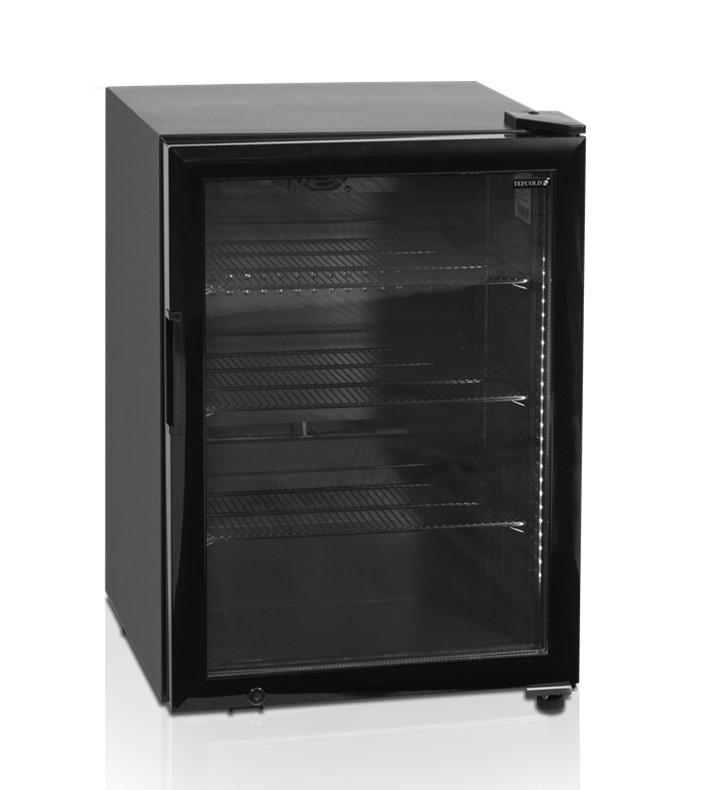 Шкаф морозильный / для пресервов, икры со стеклом TEFCOLD UR90G-SUB ZERO черный
