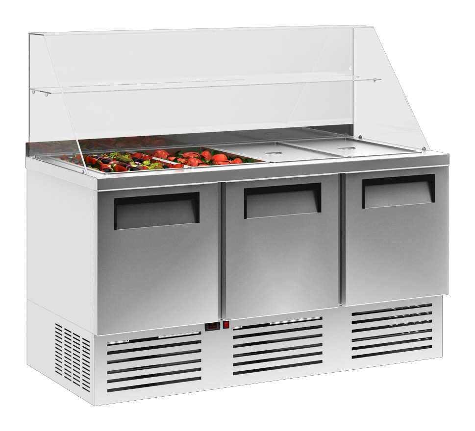 Холодильный стол для приготовления салатов Carboma T70 M3salGN-2 9006 - Изображение 2