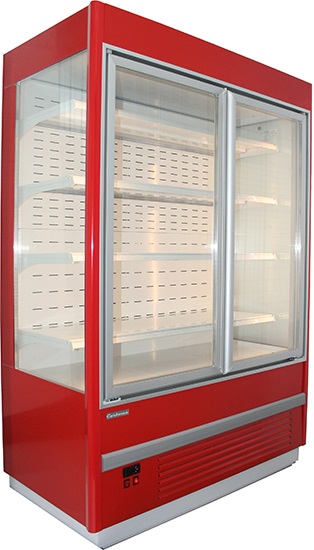 Горка холодильная Полюс Carboma FC 20-07 VV 2,5-1 (распашные двери) (CUBA FC20-07) - Изображение 2