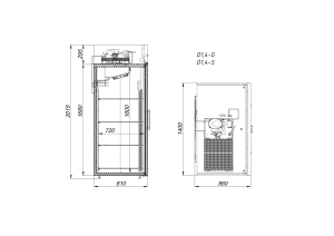 Шкаф холодильный универсальный Arkto V1.4-SLD - Изображение 2