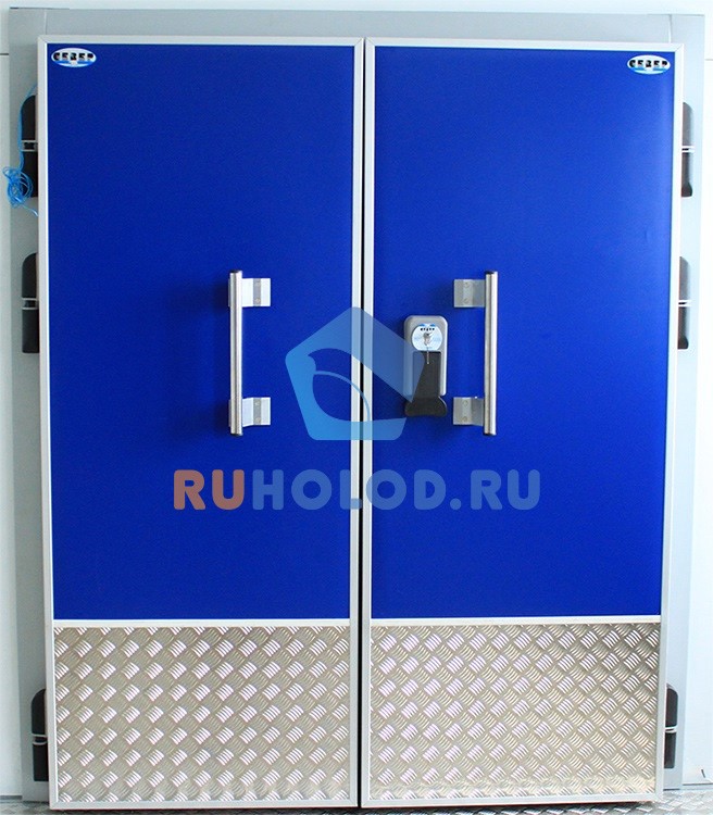 Дверь холодильная распашная двустворчатая СТ-РДД-1400*2400/80