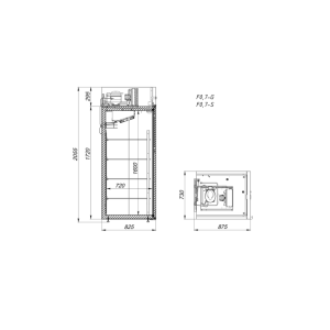 Шкаф холодильный низкотемпературный Arkto F0.7-S - Изображение 2