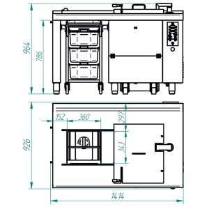 Фритюрница электрическая Abat ЭФК-35Л - Изображение 2