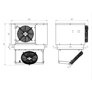 Моноблок холодильный среднетемпературный Intercold ММСМ-110 FT T - Изображение 3