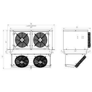 Моноблок холодильный низкотемпературный Intercold MLCM-210 FT T - Изображение 3