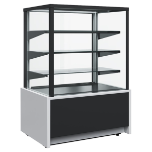Витрина кондитерская Carboma KC70 VH 0,9-1 Light Chocolate (9006-9005) (ВХСв-0,9д Carboma Сube ТЕХНО) для шоколада